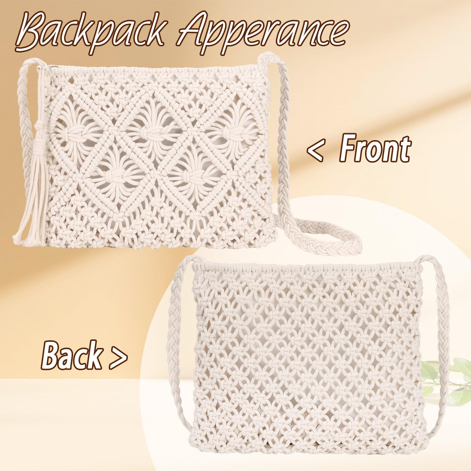 Borsa Paglia Donna Estiva Borse in Paglia a Tracolla Bohemien Tessuto a Uncinetto, Borsa Rafia Donna mare Viaggio e uso Quotidiano