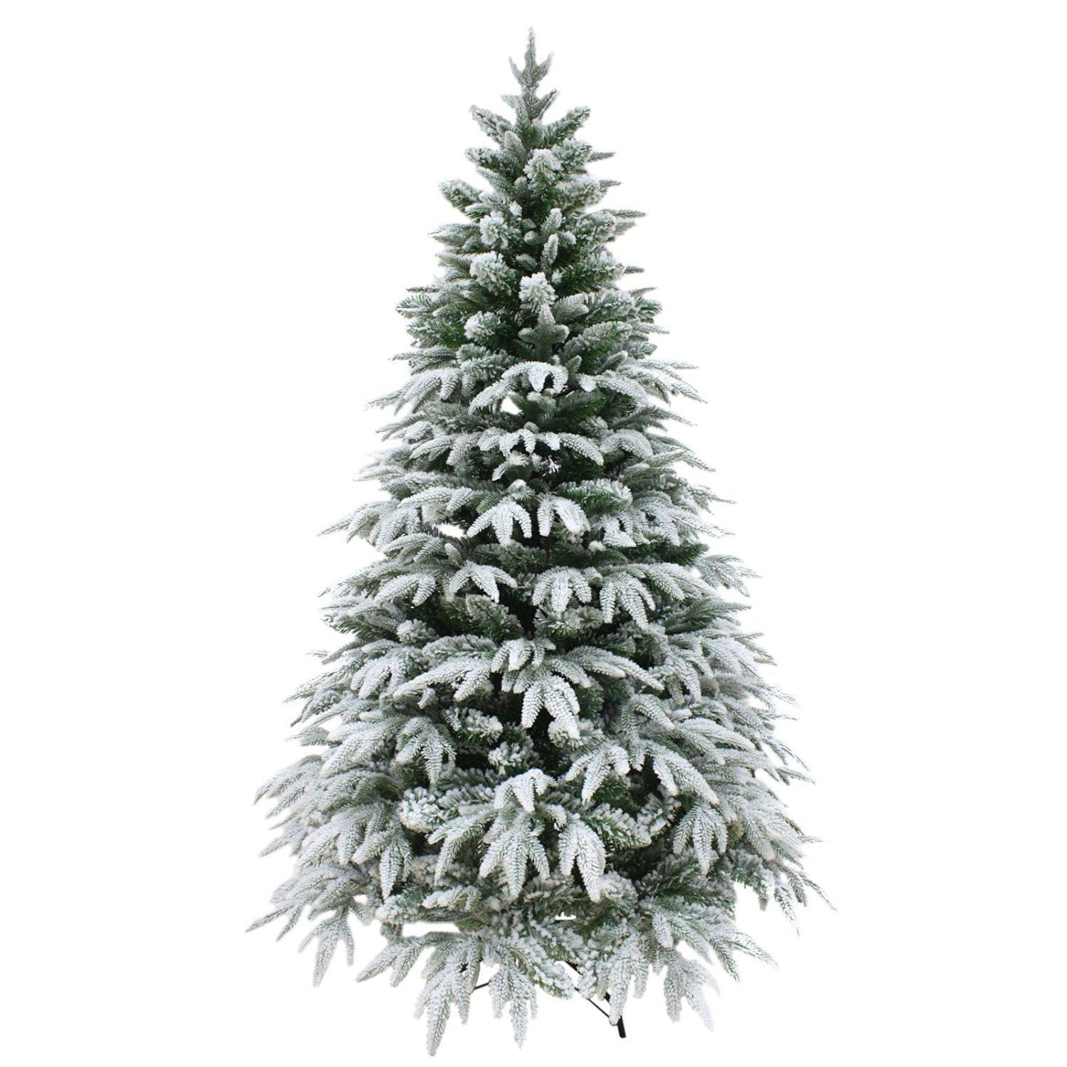B&Q -  5Ft Green Lapland Snow Covered Christmas Tree