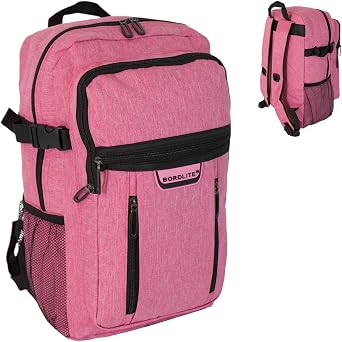 RYANAIR 40x20x25cm Carry On Underseat Cabin Backpack - Airline Approved Travel Rucksack - Approved for EasyJet, Jet2, RyanrAir, Virgin Atlantic, KLM