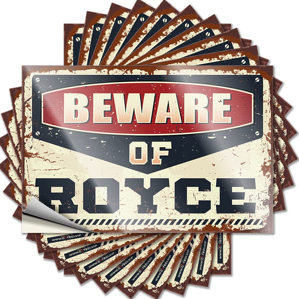 Good, Sticker Laptop Beware of Royce | Layered Cool(8X12CM)