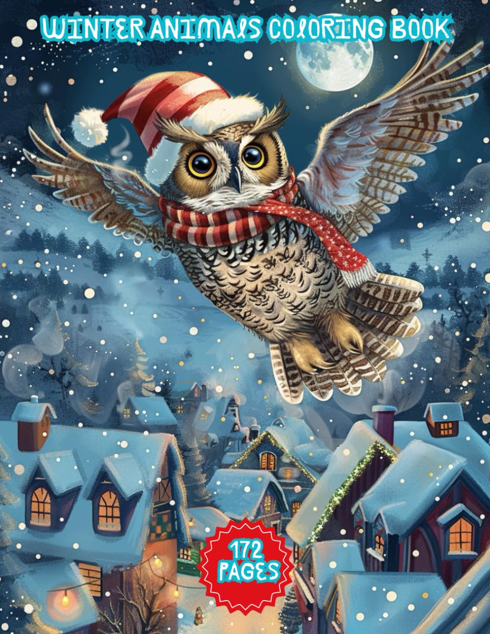 Christmas Winter Animals Coloring Book: Unique Festive Designs for Relaxing Holiday Coloring for All Ages