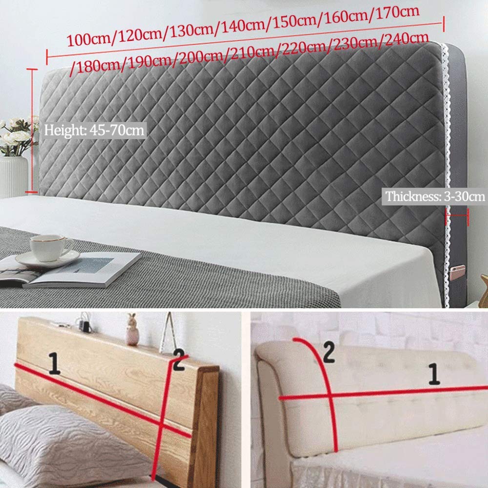 Housse De Tête De Lit En Fourrure, Housse Extensible, En