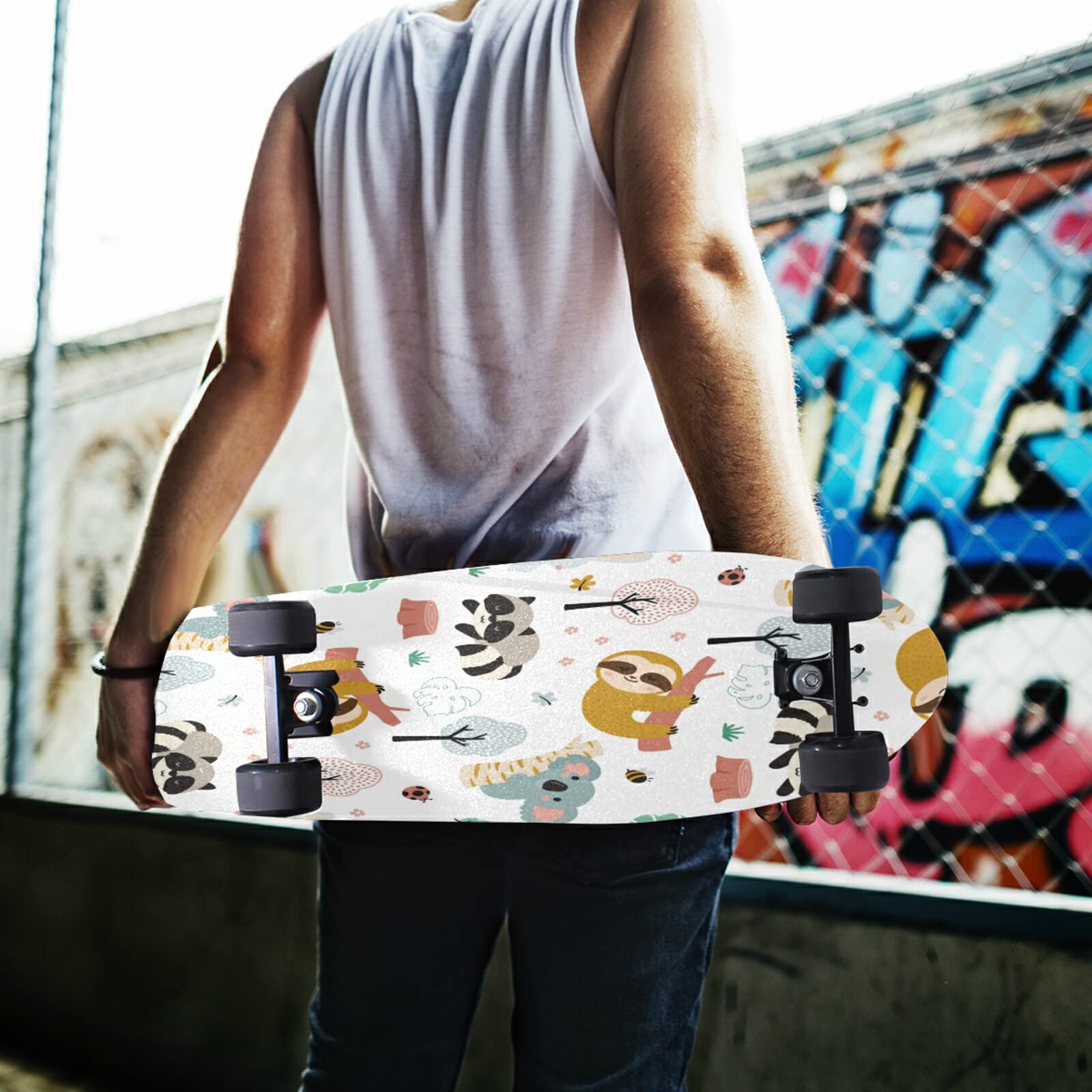 Nastro Grip Tape Per Skateboard MNSRUU – Antiscivolo, 84x23cm, Design Unico