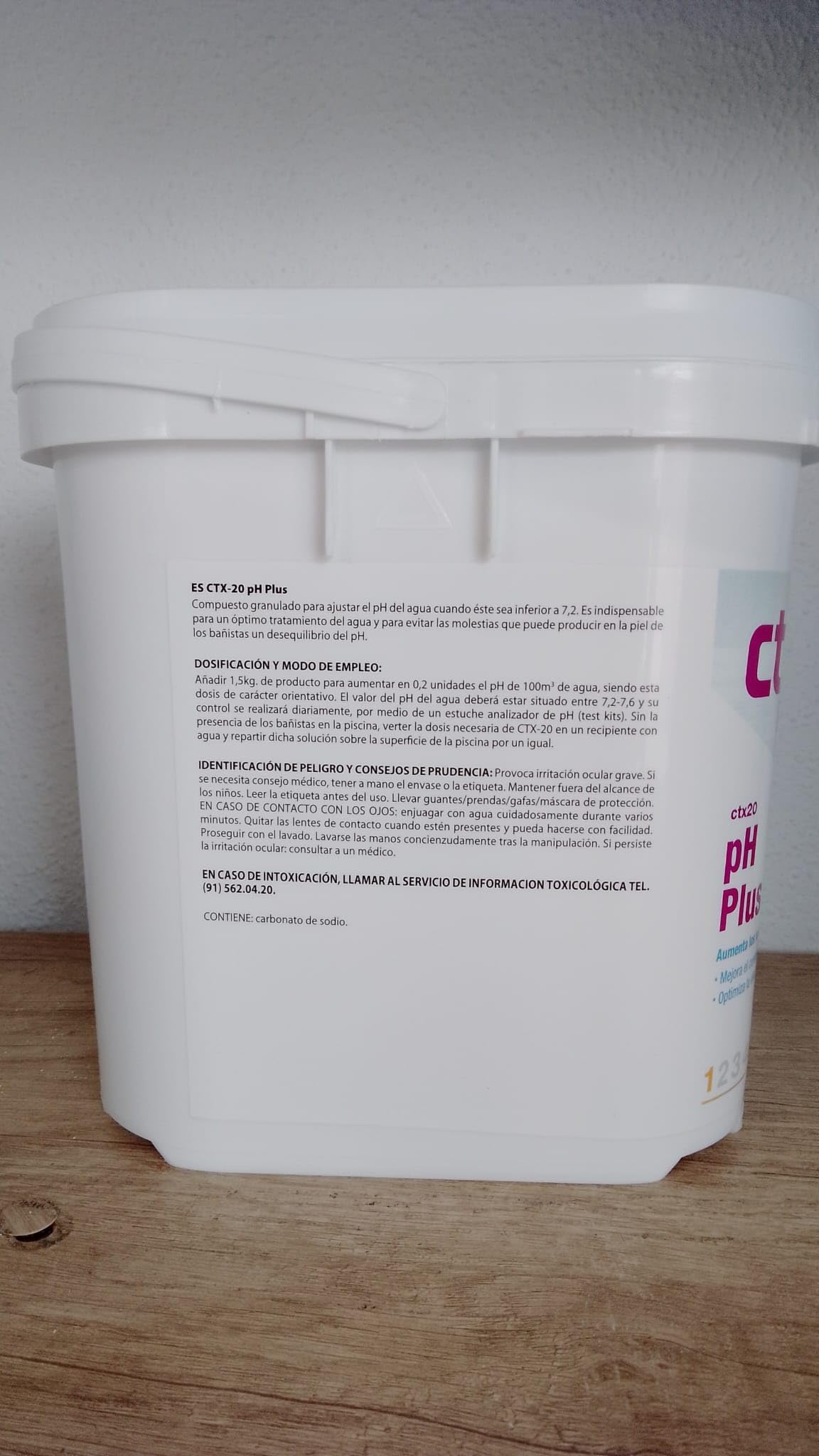 ASTRALPOOL Incrementador de pH granulado para Ajustar el pH Entre 7,2 y 7,6-5kilos