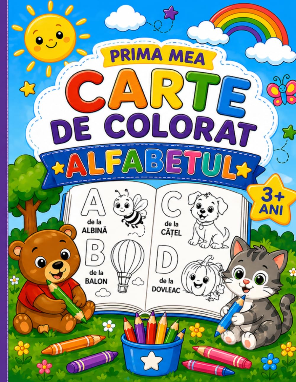 Carte de Colorat: Educational
