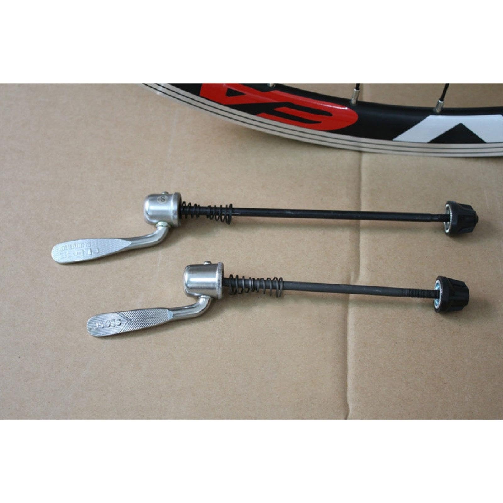 700C Bicicleta de Carretera Ruedas, Llanta de Aleación de Doble Pared Altura 30MM Freno V Rodamiento de Liberación Rápida 135mm 36 Orificios for 7-12 Velocidades 2400g
