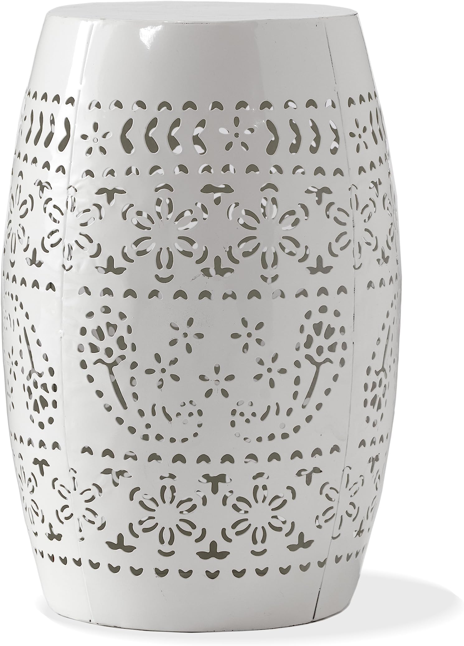 Christopher Knight HomeChristopher Knight Home Ruby Outdoor 12" Iron Side Table, White