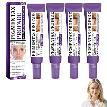 PigmentaX ProFade Cream Hyperpigmentation Treatment for Even Skin Tone 4PCS