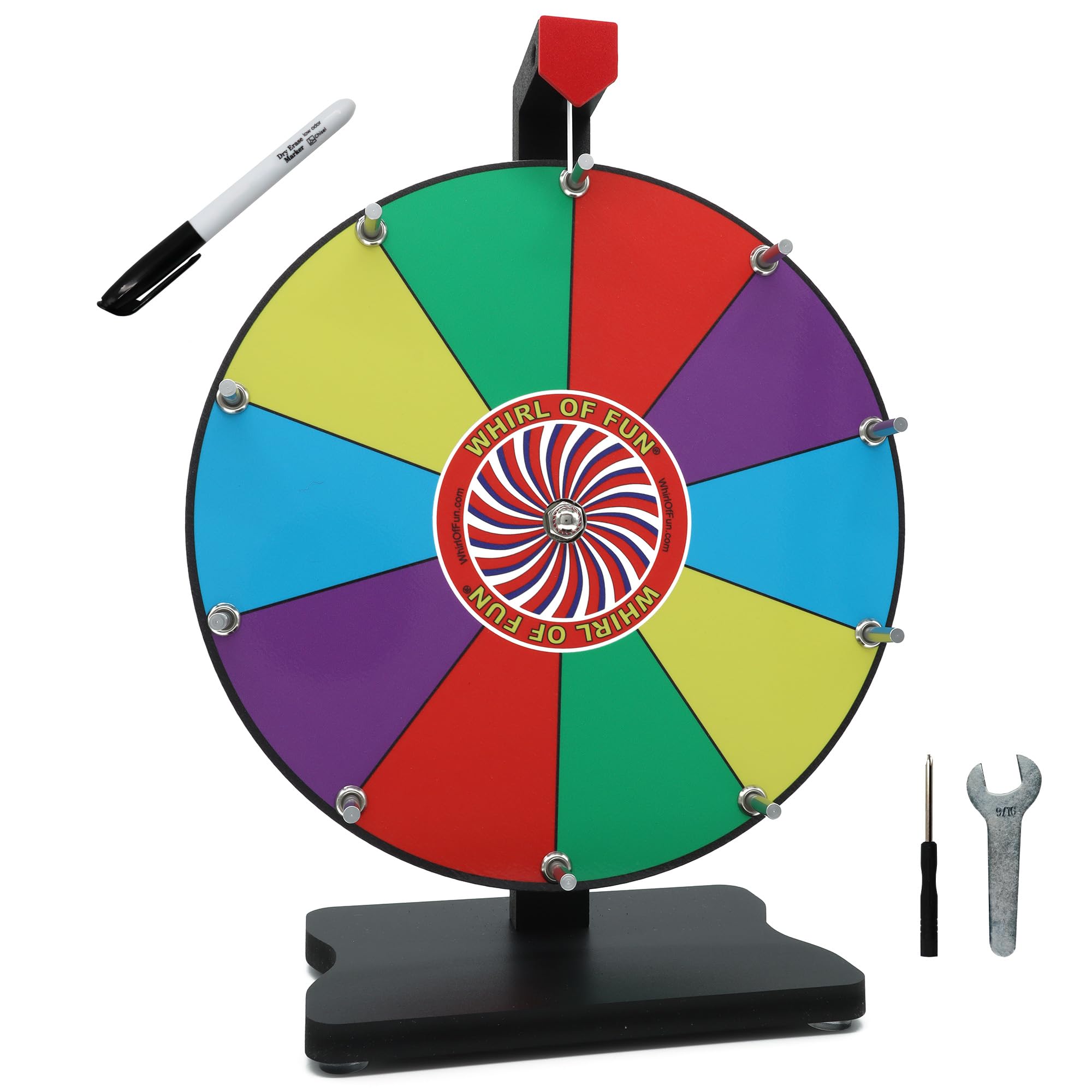 Buy Whirl of Fun 12 Inch Prize WheelSpinning Wheel for Prizes with