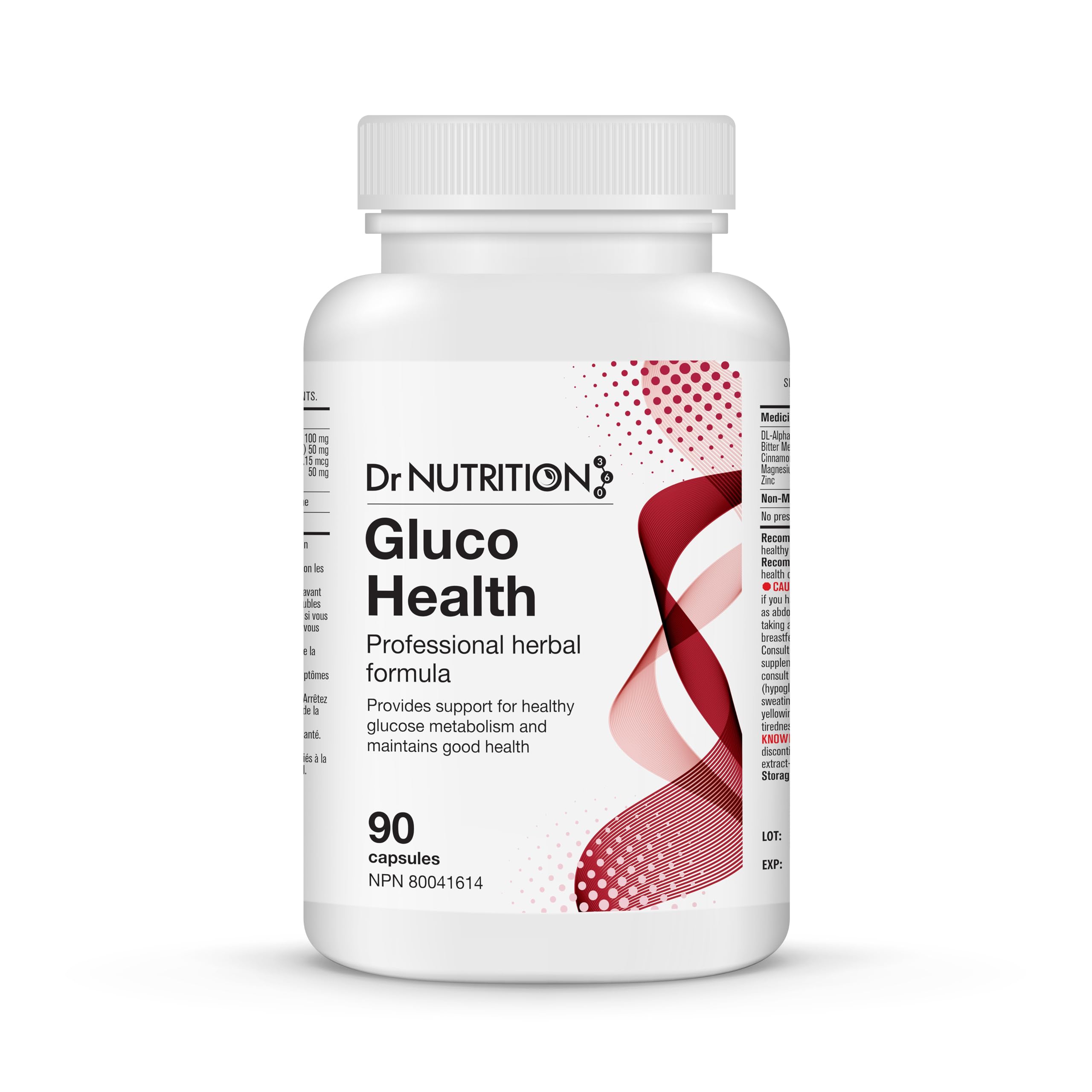 Dr Nutrition 360 GlucoHealth Professional Herbal Formula Capsules