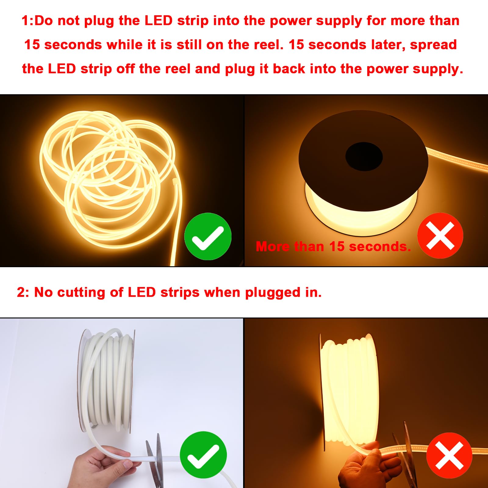 BENLUN Striscia LED COB 230V Esterno Impermeabile 20 metri, Luci LED 220V | 2700K Bianco Caldo Strisce LED da Esterno Alta Luminosità 200W 288LEDs/m IP65 per Camera da letto, Cortile, Giardino