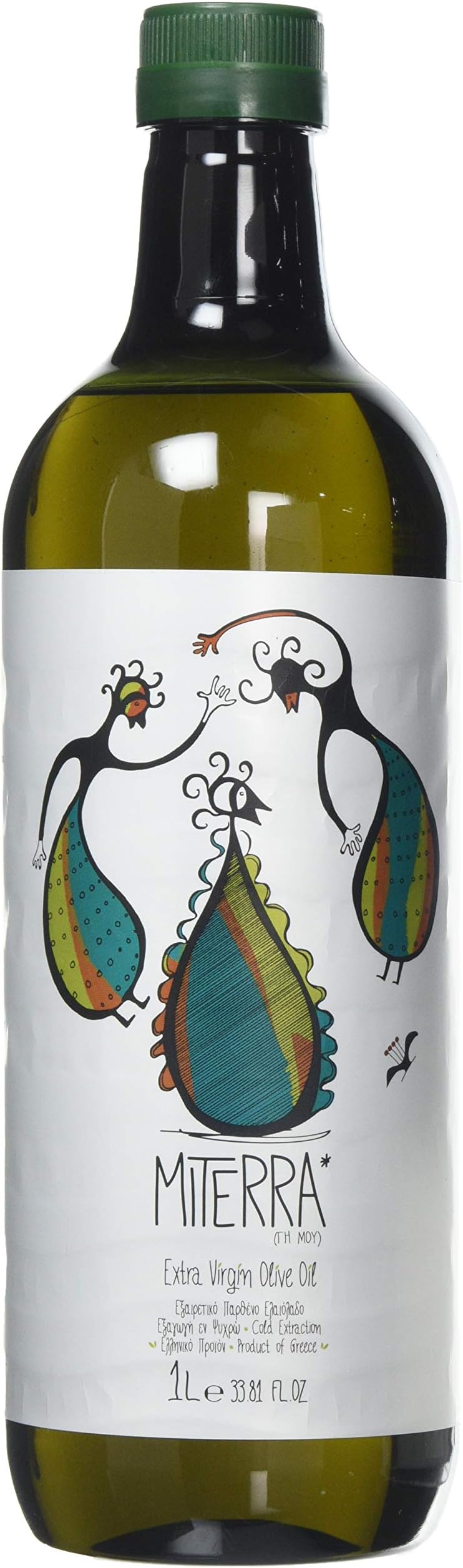 MITERRA Extra Virgin Olive Oil from Crete 1 Lt PET Bottle