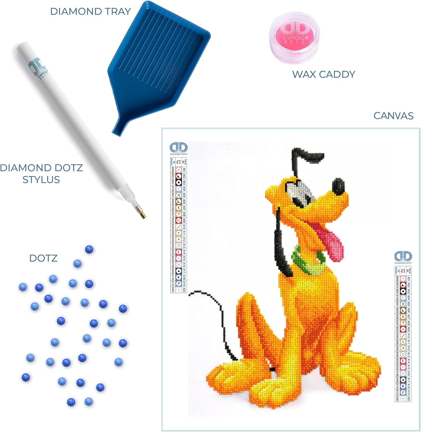 Diamond Dotz Pluto Diamond Painting Artwork Kit