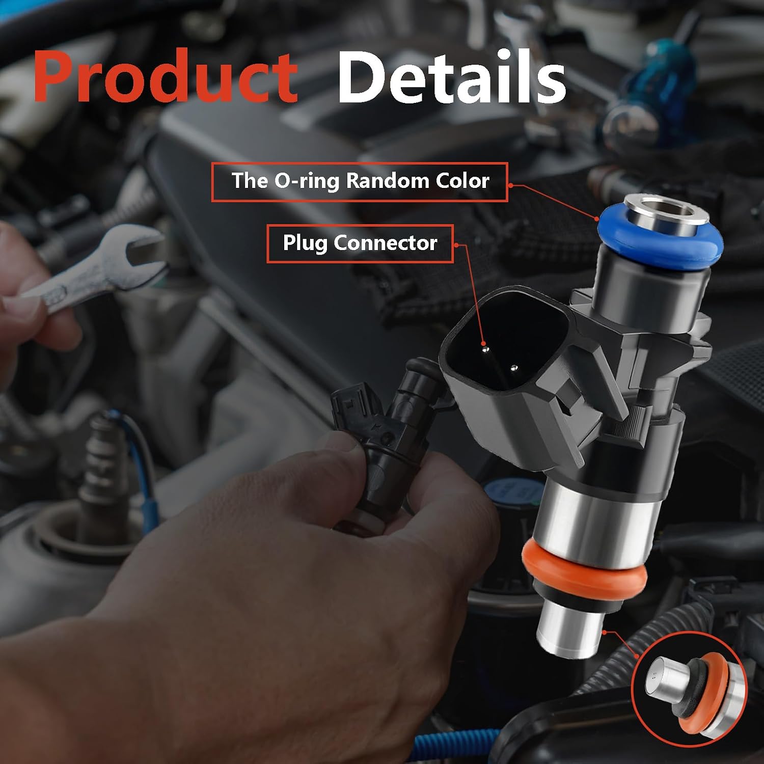 Fuel Injectors 0280158233 Compatible with Jeep Grand Cherokee, Wrangler & Dodge Challenger, Charger, Durango, Grand Caravan, Journey, Avenger & Chrysler Town & Country & Volkswagen