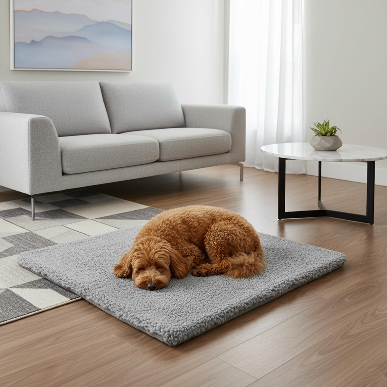Katzenbett Heizung, Kuscheldecke Katze, Katzendecke Selbstwärmend, Katzendecke Für Sofa, 57 X 46 cm, Graue Flauschige Decke