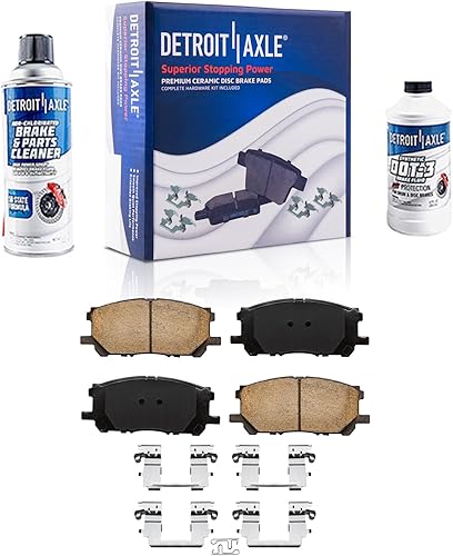 Miniatura 45 de Detroit Axle - Pastillas de Freno Delantero para Chevrolet Captiva Sport Equinox Pontiac Torrent Saturn Vue Suzuki XL-7, Pastillas de Freno Cerámica