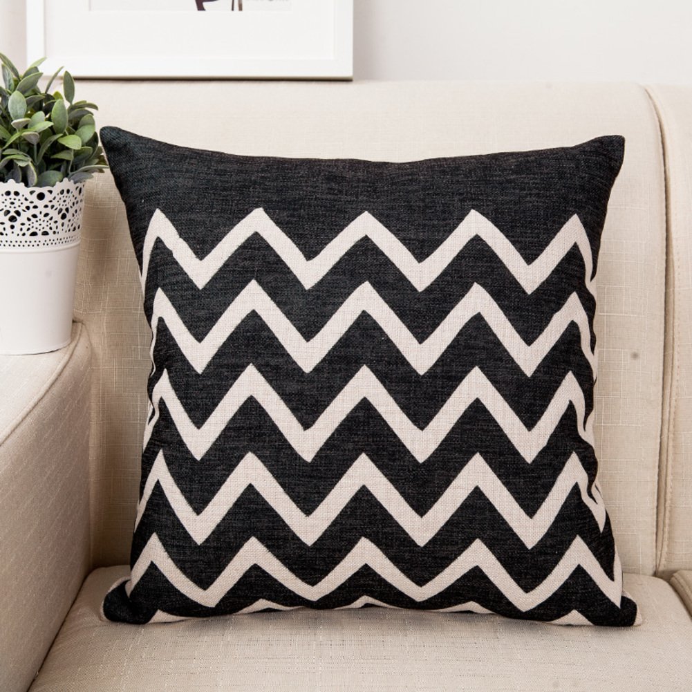 Office of lombaire oreiller de lit stripe pour soulager le dos au bureau