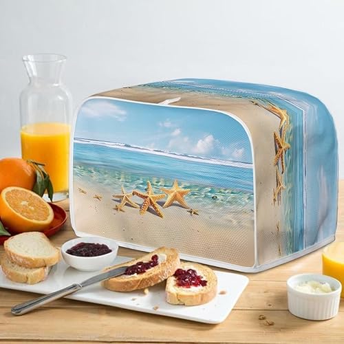 Miniatura 96 de Funda para horno con estampado de galaxia, protector de máquina de pan de cocina, cubierta para tostadora de 2 rebanadas de gato lunar para el Gato