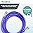 ResOne 7Ft Oxygen Supply Tubing, Crush Resistant, Standard Connectors for Nasal Cannulas, Cannula Nasal Tubing, Oxygen Concentrator - Purple