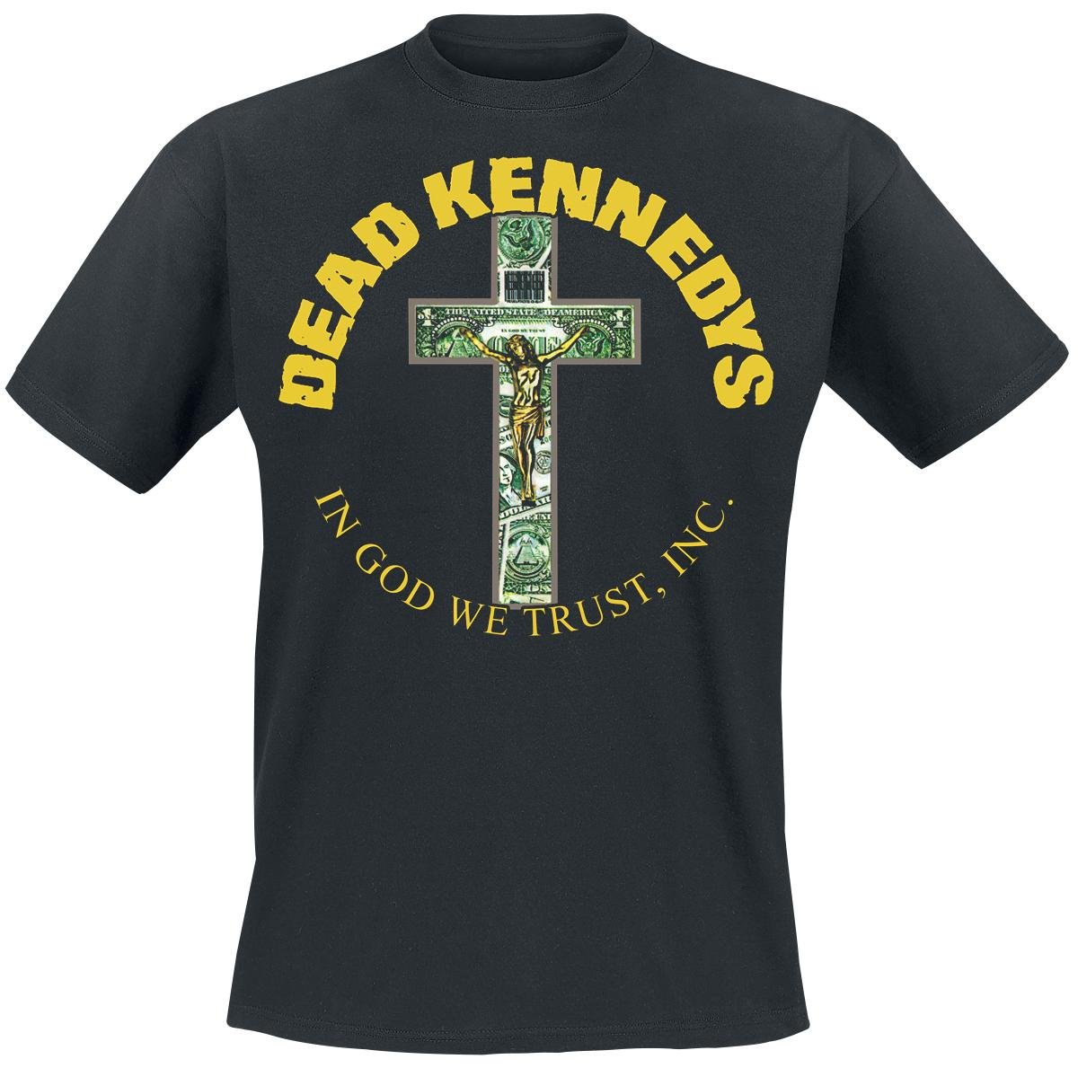 Black Dead Kennedys In God We Trust T-Shirt M