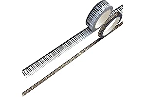 Paper House Productions Washi Tapes for Piano Practice and Music Notes