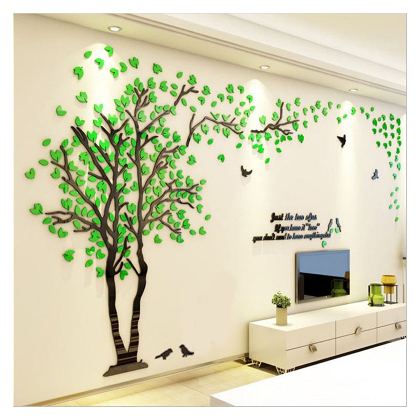 MASTPOINT Papier peint 3d auto-adhésif PVC mural beau grand arbre
