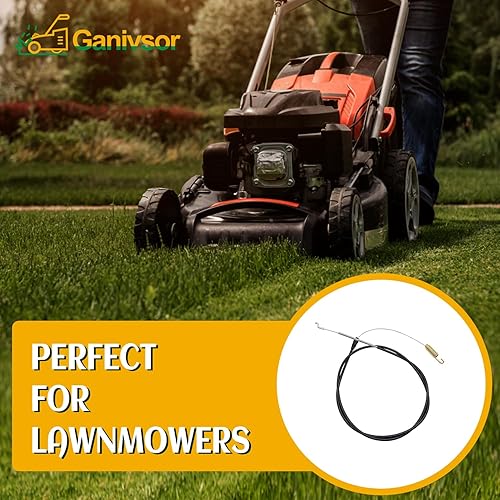 Miniatura 8 de Ganivsor Cable de control de tracción para cortacésped 105-1845 para cortacésped autopropulsados de 22 pulgadas