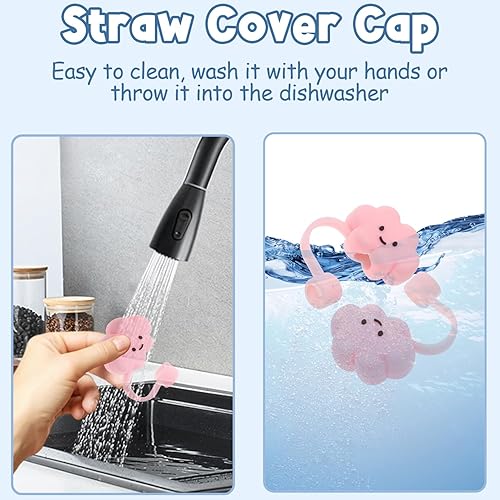 Miniatura 4 de Tapa de popote para copa Stanley, tapa de popote para Stanley Cup de 30 40 onzas, cubiertas de punta de popote para Stanley, cubiertas de punta de