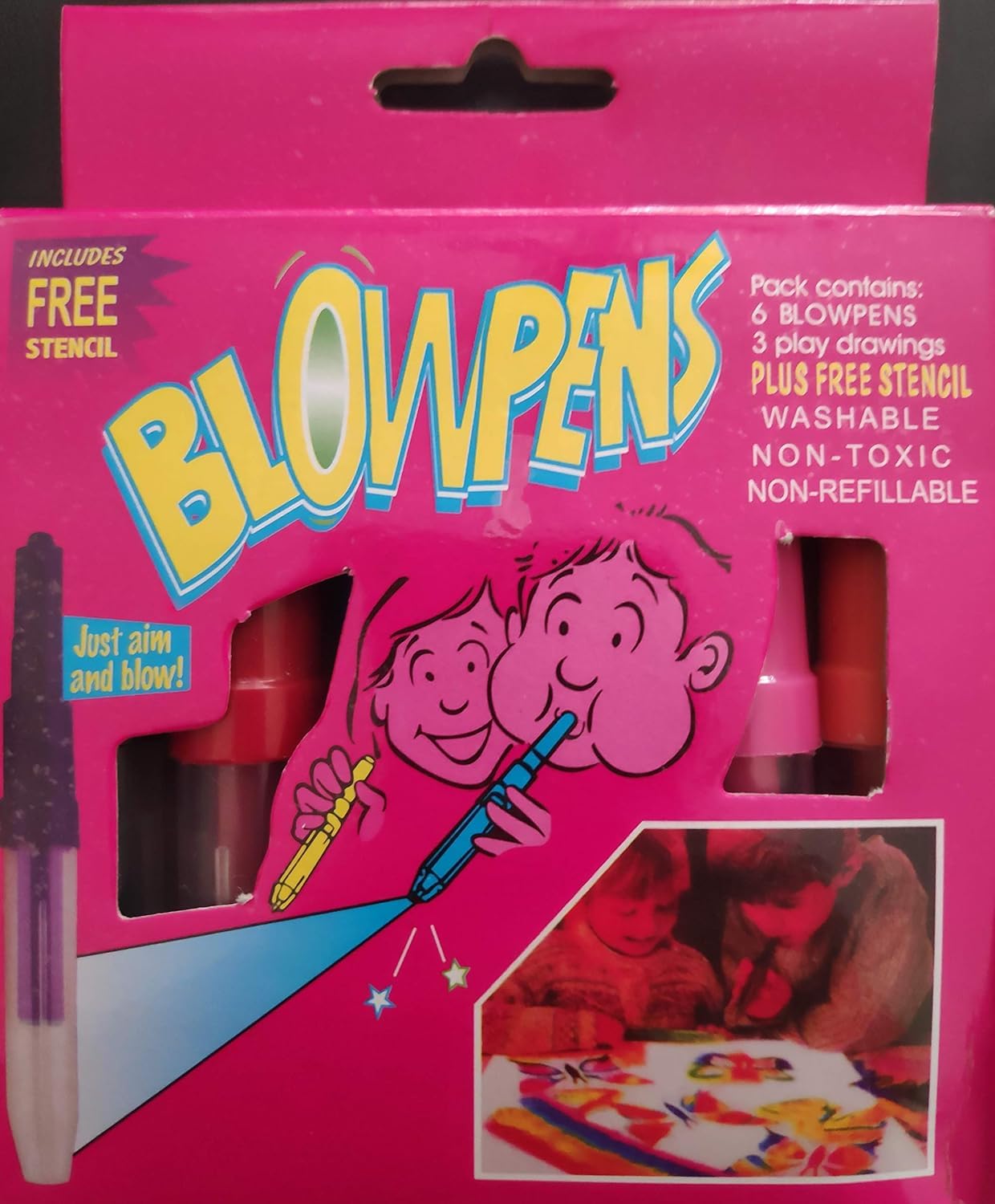 NEO9 6-piece Colour Spray Magic Blowpen set Set includes three paper stensils, sketch pens, and blow pens; it is washable and ideal for students, children, and craft enthusiasts (Pack of 1) (B0D8L19SL9) Amazon Price History, Amazon Price Tracker