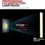 Lampe de bureau LED Honeywell Sunturalux™ HWT-H01 avec ports de chargement USB, lampe de table à intensité variable pour la maison, le bureau, le dortoir universitaire, la chambre, petite lumière de bureau lampe de lecture blanche