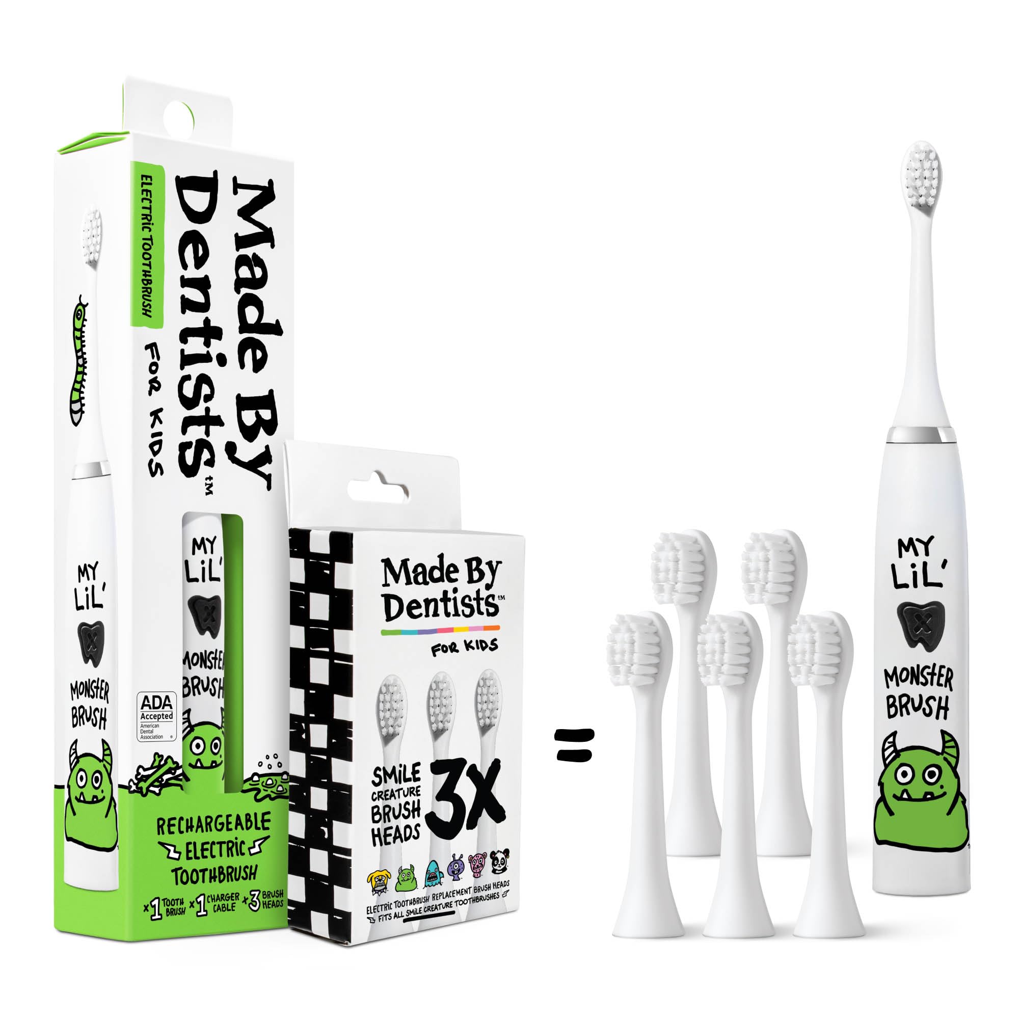 Made by Dentists Kids Electric Toothbrush Monster