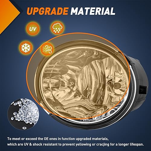 Miniatura 55 de Nilight Conjunto de luces antiniebla compatible con Toyota Tundra 2014, 2015, 2016, 2017, 2018, 2019, 2020 y 2021, lente transparente de repuesto