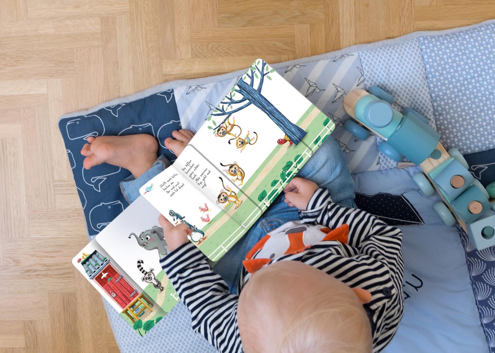 Der ganze Zoo geht aufs Klo: Mit Verwandlungsseiten