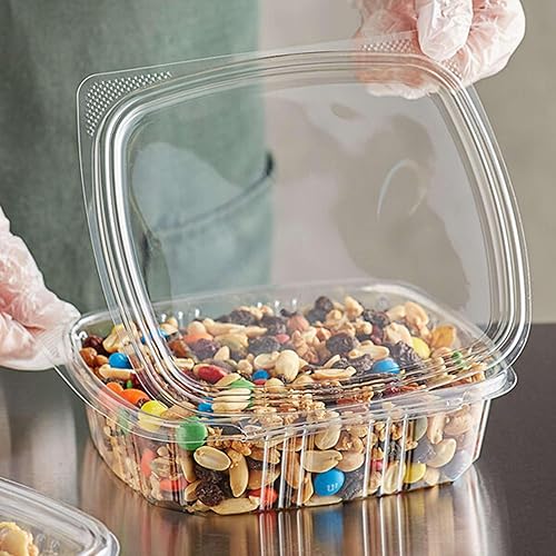 Miniatura 5 de Contenedor desechable transparente para mascotas, envases de plástico transparente para llevar, paquete de 200 (AD24)