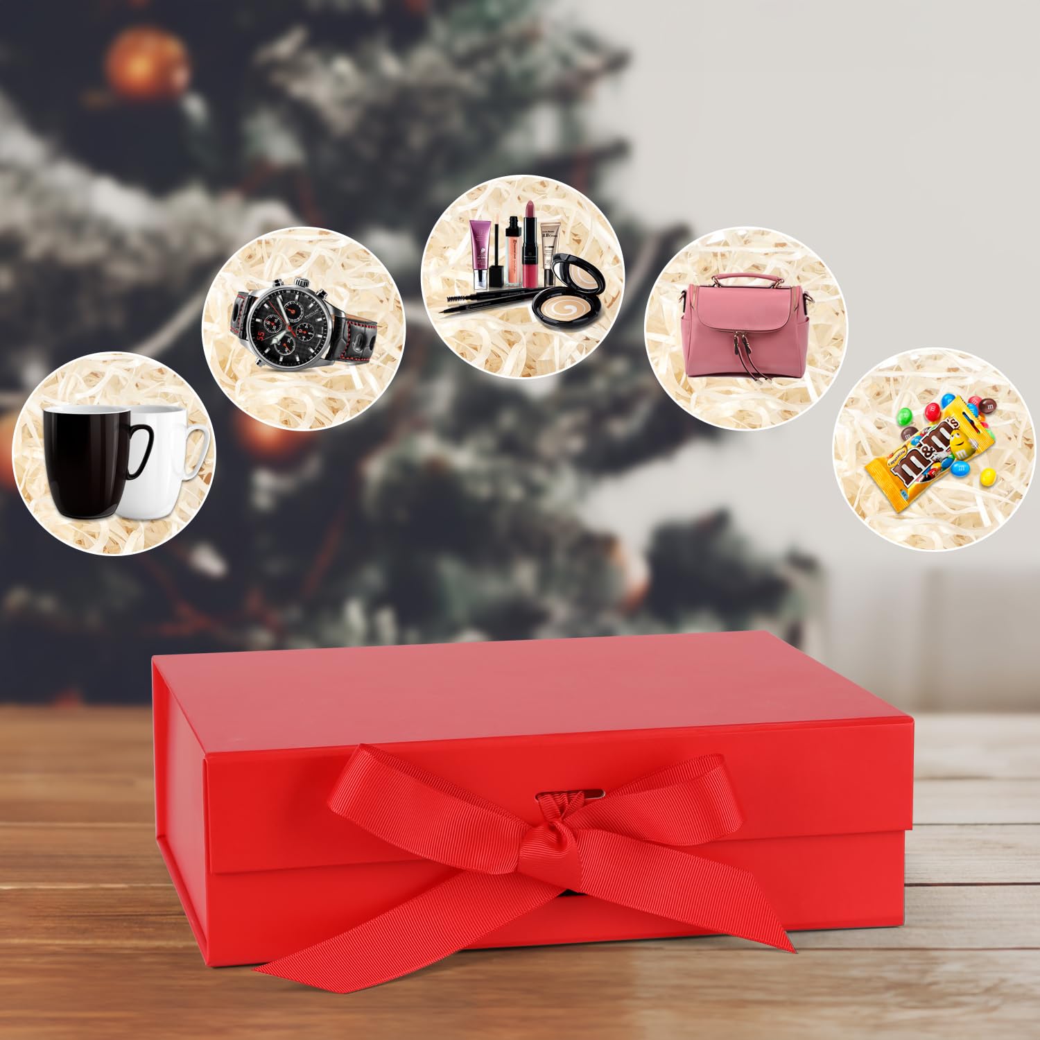 Letter Box Gift Box With Lids Inches Magnetic White