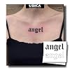 Tattoo Tech, 2 Sheets Small Semi Permanent Tattoo, Lasts 7-15 Days Temporary TattoosAngel, Waterproof and Non-Reflective, for Arm, collarbone