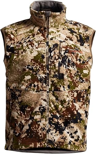 SITKA Gear Men's Stratus Windstopper Water Repellent Ultra-Quiet Fleece Hunting Vest