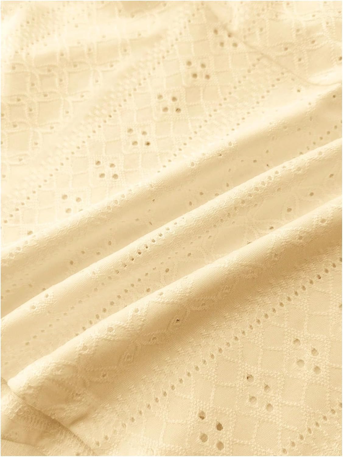 SHENHE Girl's Eyelet Peplum Tank Top Sweetheart Flowy Babydoll Camisole