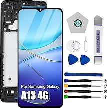 Dinow - Samsung Galaxy A13 4G SM-A135F SM-A137F Screen Replacement for Samsung A13 4G LCD Touch Screen Digitizer with Frame (with Repair Tool)
