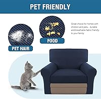 Vista 292 de H.VERSAILTEX Multi-Pieces Sofa Covers Stretch Couch Covers Form Fitted Seats and Back Cushions Covers