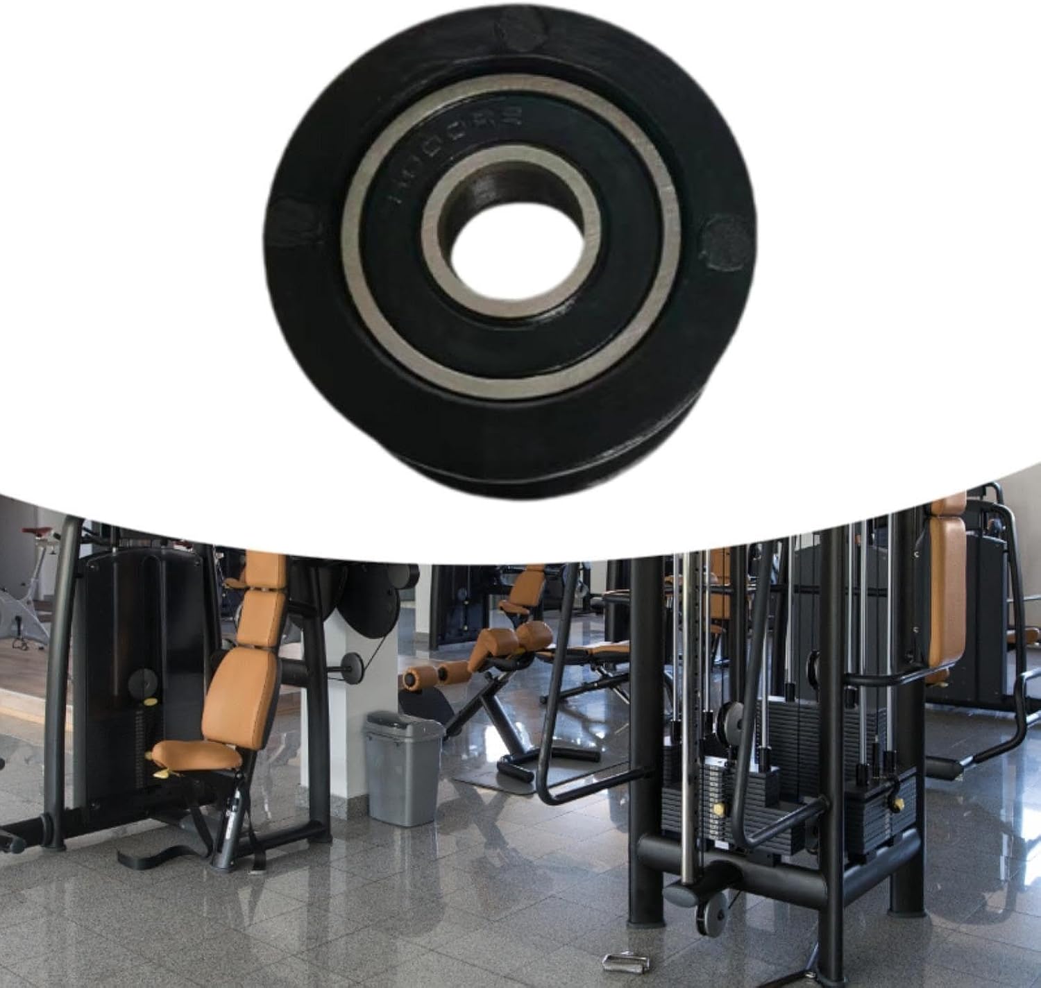 Nylon Two 6000 Series Bearing Belt Pulley Versatile Accessory for Treadmills 36x21mm | Sports Equipment | Outdoor Sports Gear | Exercise Gear