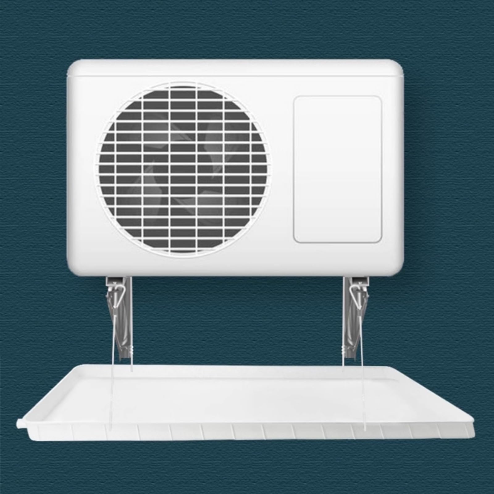 Genérico Bandeja de Goteo para Aire Acondicionado con Tubo de Drenaje de 2 m, diseño Innovador de Canal de derivación, Evita daños por Agua, Ideal para Uso en Interiores y Exteriores (Unidades de 3 a