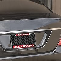 Vista 239 de Rico Industries NCAA Black Laser Cut Chrome Frame 12" x 6" Black Laser Cut Chrome Frame - Car/Truck/SUV Automobile Accessory