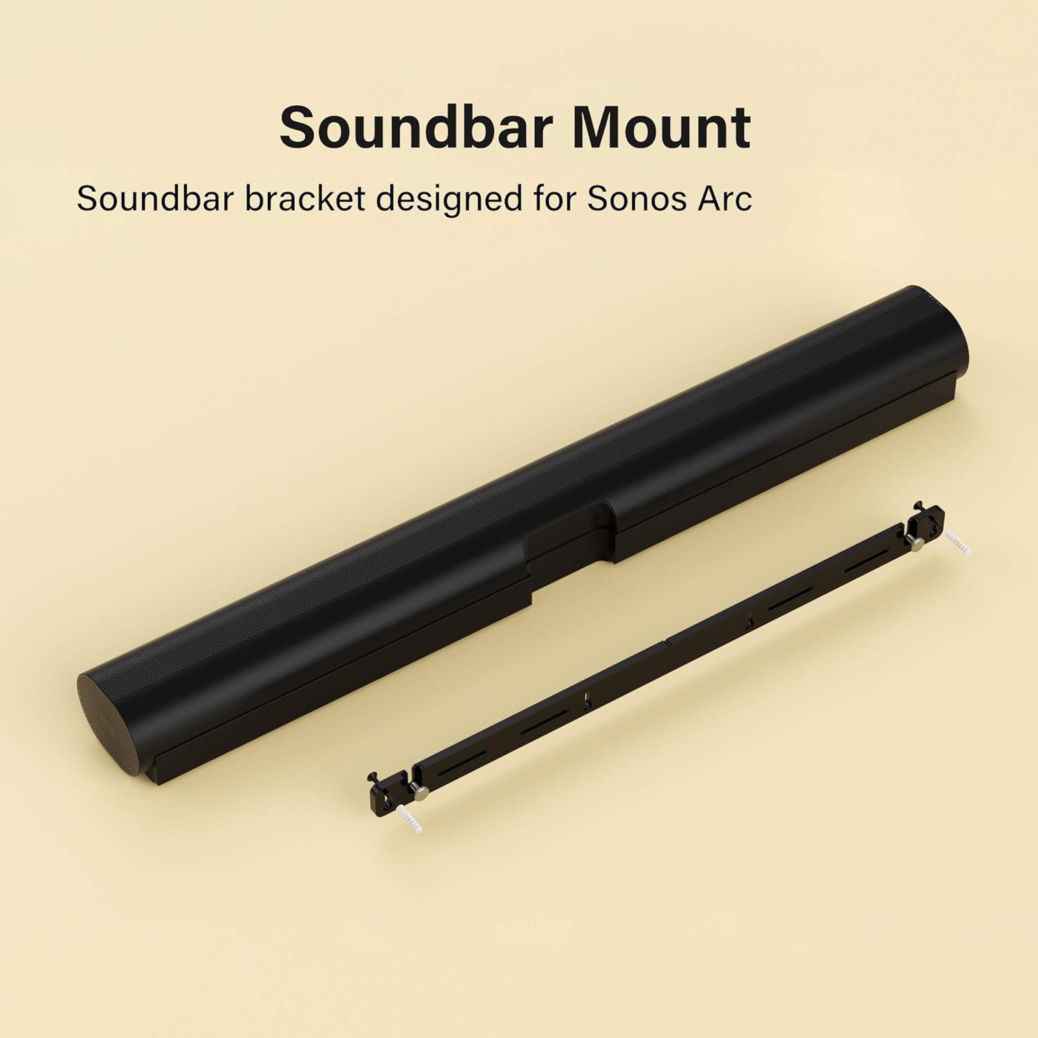 Blасk Frіdау - 40% оƒƒ Soundbar Wall Mount for Sonos Arc - Acrylic Mounts Bracket Compatible with Sonos Arc Sound Bar