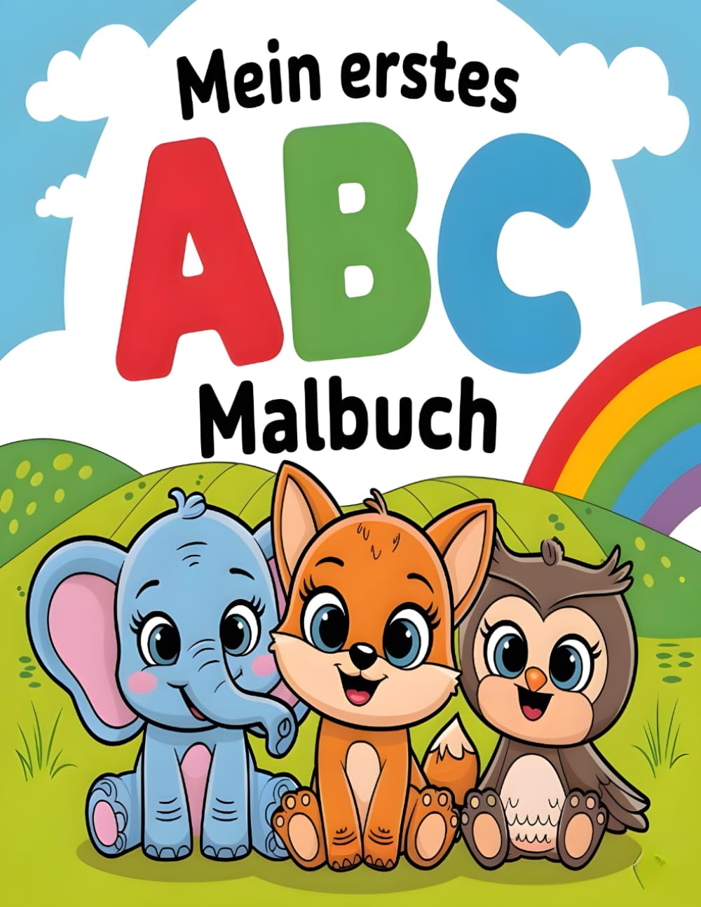 mein erstes abc malbuch: Ideal für Vorschule, Kindergarten & Grundschule