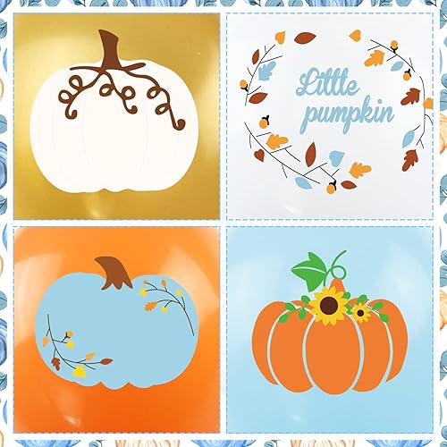 Miniatura 4 de Globos azules de calabaza pequeña, globos de otoño, guirnalda de globos de hoja de arce con globo de confeti para niño, calabaza, baby shower,