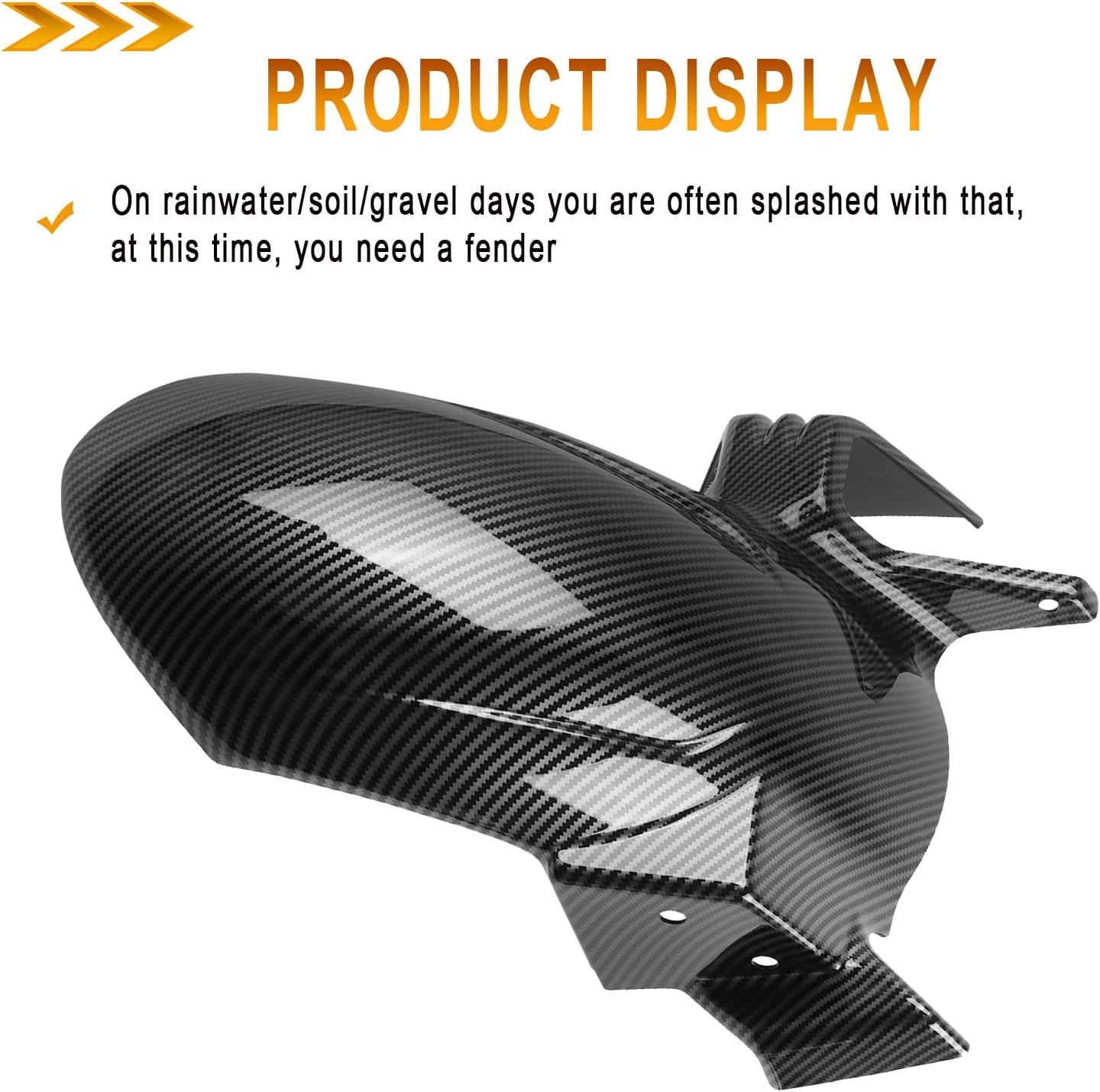 Motorcycle Mudguard Extender Extension Replacement for Honda CRF1100 Africa Twin 2020-2025 CRF1100 Africa Twin Adventure Sports 20-25 XL750 TRANSALP 23-25 Rear Mudguards Splash Guard (Type B)