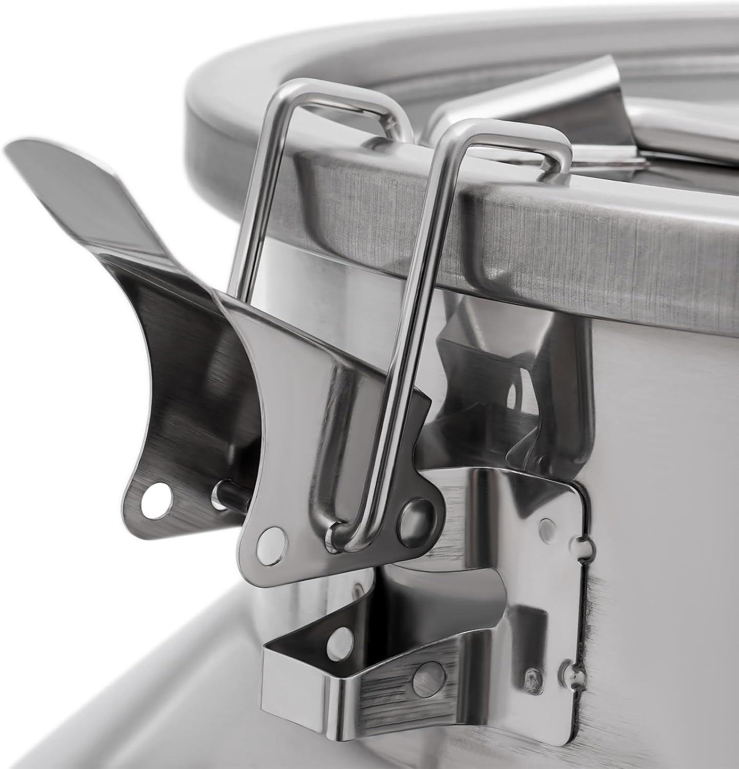 60L Stainless Steel Milk Can Bucket, 15.85Gal Sealed Wine Storage Container with Faucet & Lid, Durable Liquid Storage Jug for Water, Juice, and More