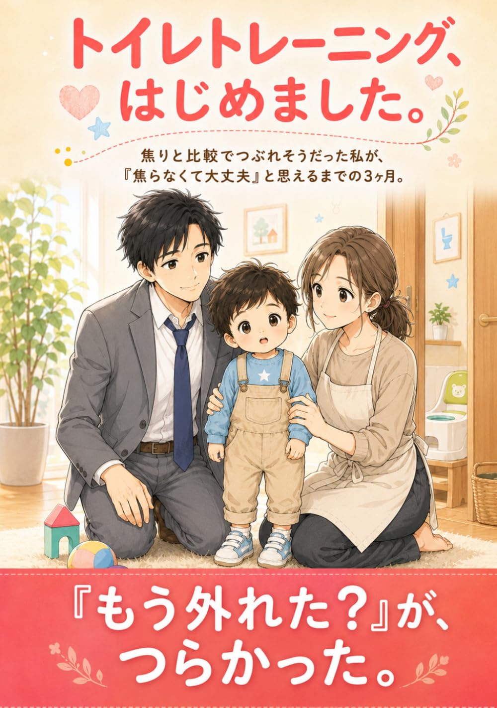 トイレトレーニング、はじめました。: 焦りと比較でつぶれそうだった私が、「焦らなくて大丈夫」と思えるまでの3ヶ月。 (ママの夜の処方箋)