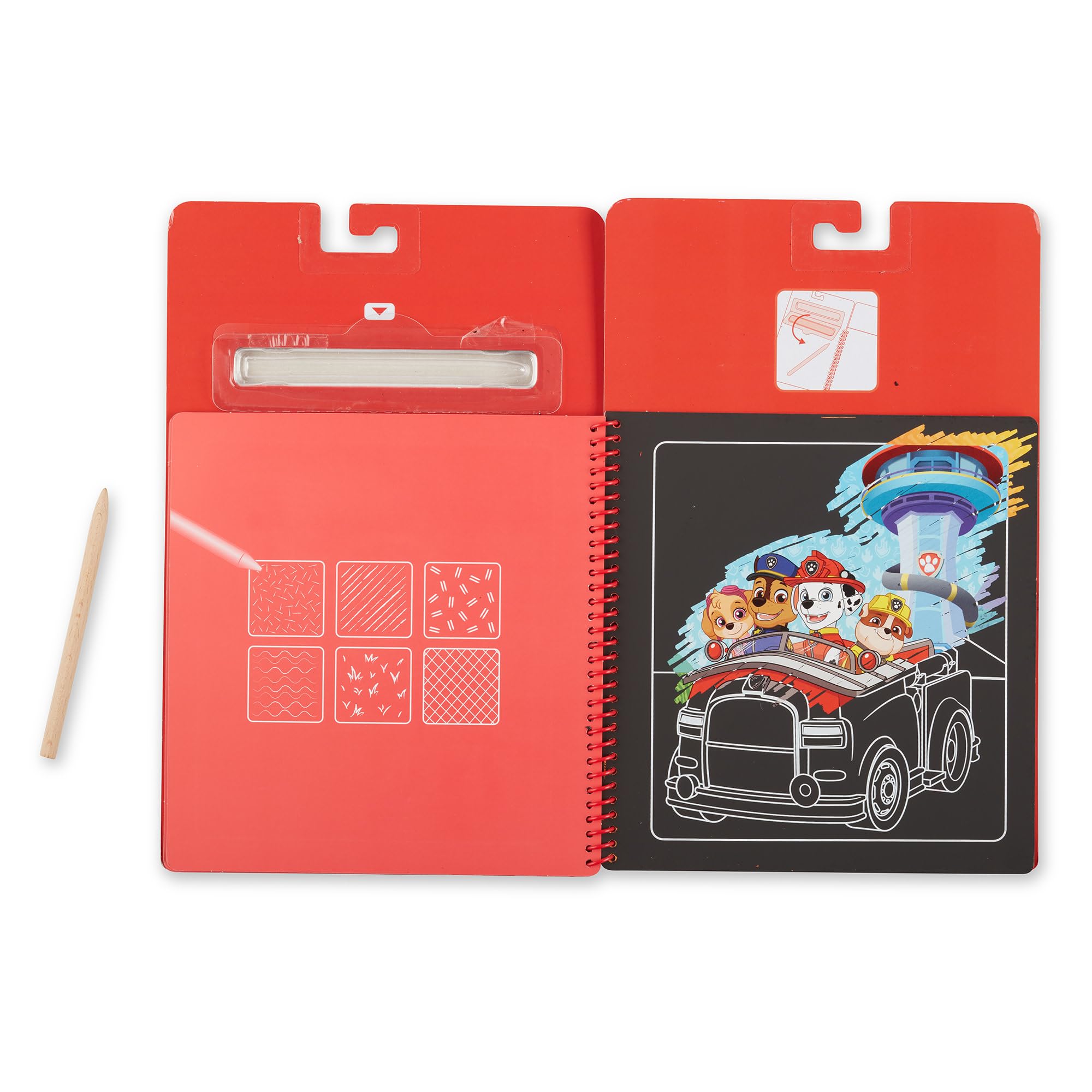 Melissa & Doug PAW Patrol Marshal | Zdrapki | Rękodzieło | Prezent świąteczny | Sztuka do zdrapywania | Sztuka i rzemiosło | 4+ | Prezent dla chłopca lub dziewczyny